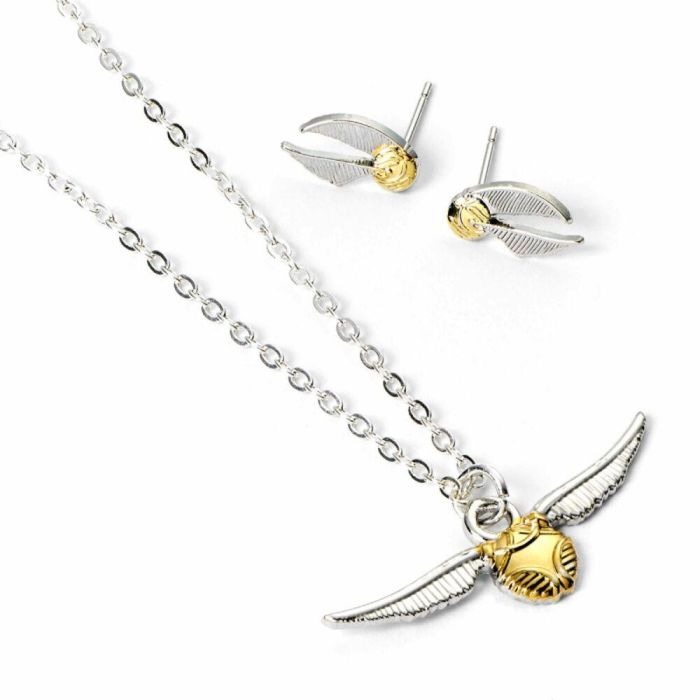 Set colgante + pendientes Golden Snitch Harry Potter 1