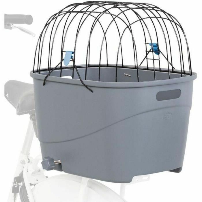 Trixie Portaequipajes para perro de plástico y metal Gris - 36 x 47 x 46 cm Trixie Portaequipajes para perro de plástico y metal Gris - 36 x 47 x 46 cm