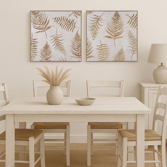 Lienzo Enmarcado Versa 50x50 cm con Lámina Surtida - Madera y Lienzo (2 Unidades) 5 Lienzo Enmarcado Versa 50x50 cm con Lámina Surtida - Madera y Lienzo (2 Unidades) 5