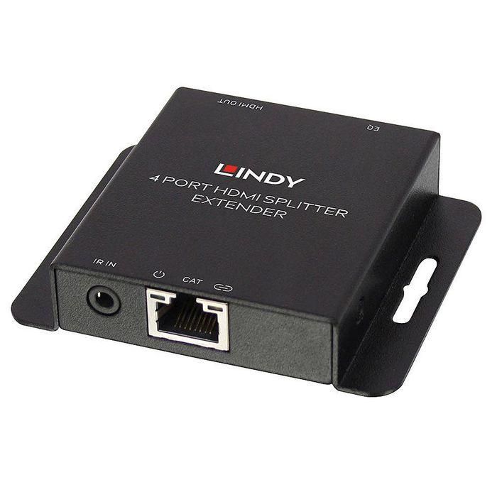 Lindy 70m Cat.6 4 Port HDMI 4K30 and IR Splitter Extender with Loop Out 2 Lindy 70m Cat.6 4 Port HDMI 4K30 and IR Splitter Extender with Loop Out 2