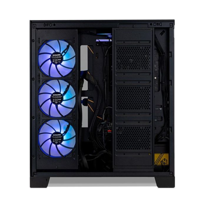 NOX Hummer Glock Semitorre ATX Cristal Templado Frontal y Lateral Negro 1