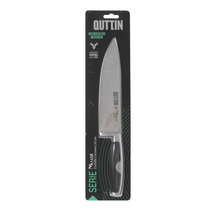 Quttin Cuchillo de Cocina 20 cm Colección Moare con Alvéolos (6 Unidades) 1