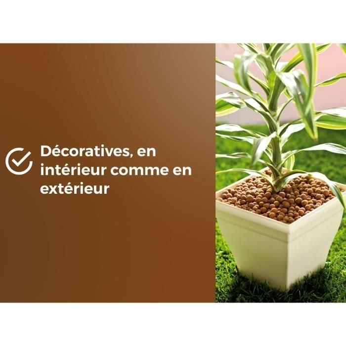 Bolas de arcilla - ORO MARRÓN - OBRPARG6U - 6L - Favorece el drenaje 4 Bolas de arcilla - ORO MARRÓN - OBRPARG6U - 6L - Favorece el drenaje 4
