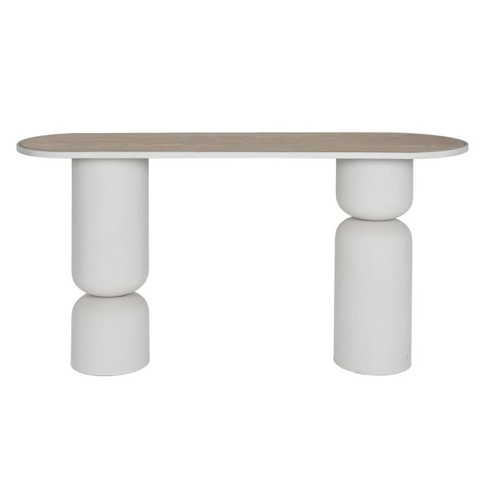 Recibidor Home ESPRIT Blanco Beige 150 x 45 x 77 cm