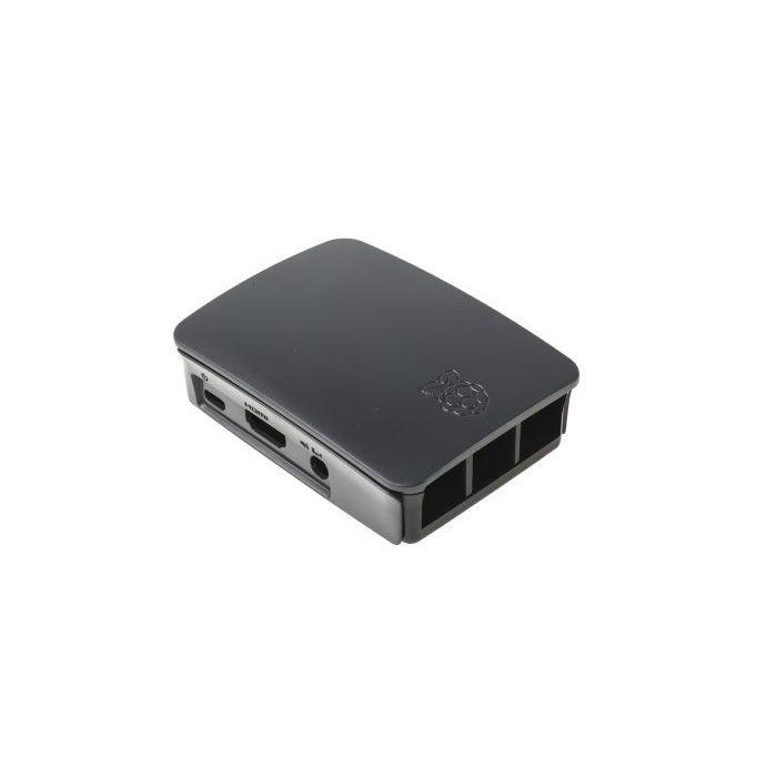 Raspberry Caja para Raspberry Oficial Pi 3, Negro, Gris (9098138) Raspberry Caja para Raspberry Oficial Pi 3, Negro, Gris (9098138)