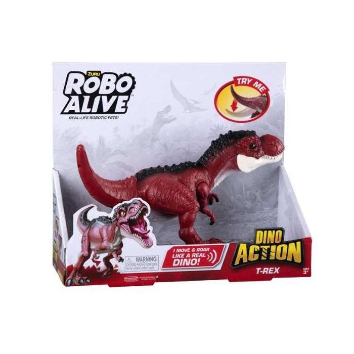 Figura dinosaurio t- rex robo alive, dino action, 21x14x6cm