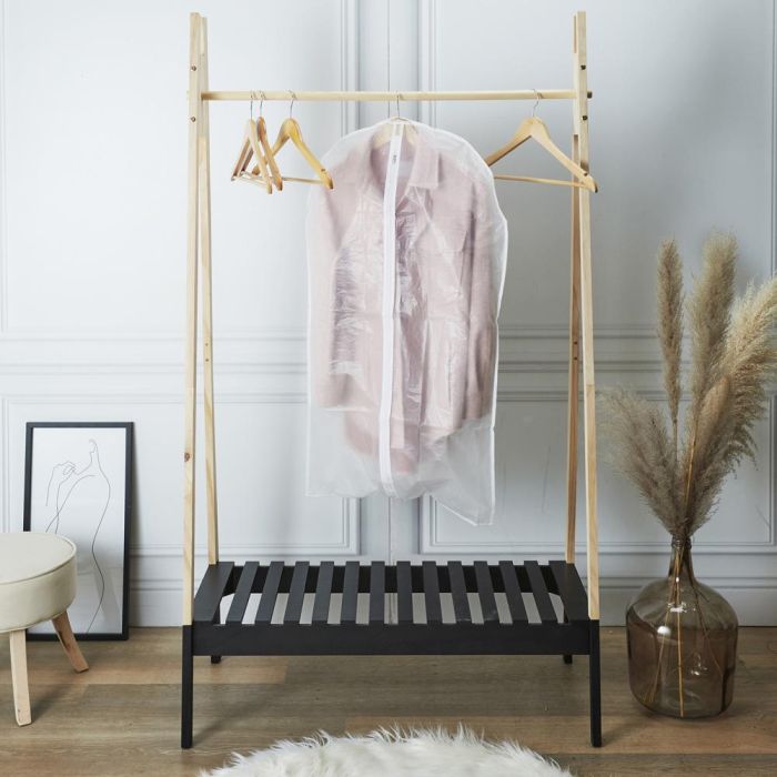 Juego De 4 Fundas Protectoras Ropa Vallee Outlet Plástico 4