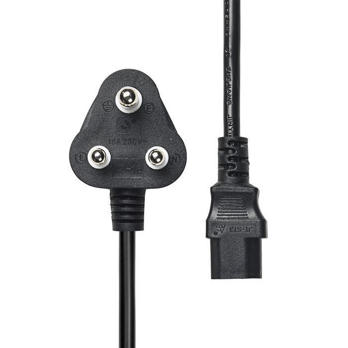 ProXtend Power Cord South Africa Angled to C13 2M ProXtend Power Cord South Africa Angled to C13 2M