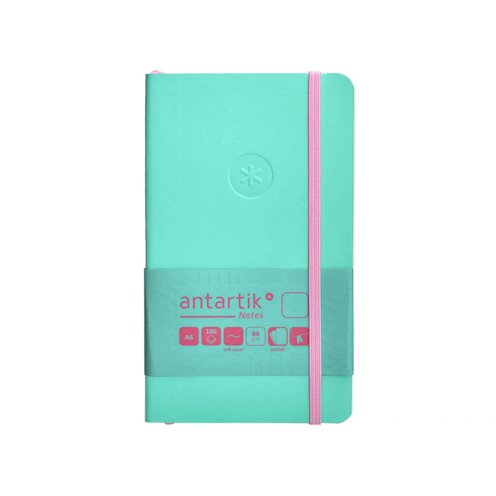 Antartik Cuaderno A6 Tapa Blanda Hojas Lisas Rosa y Turquesa 100 Hojas 80 gr FSC 1 Antartik Cuaderno A6 Tapa Blanda Hojas Lisas Rosa y Turquesa 100 Hojas 80 gr FSC 1