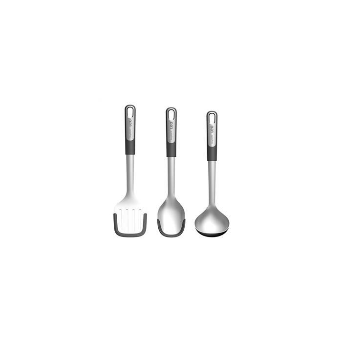 Set Cuchara Para Servir + Cucharón + Espátula Ranurada De Cocina Graphite BERGHOFF 3950498