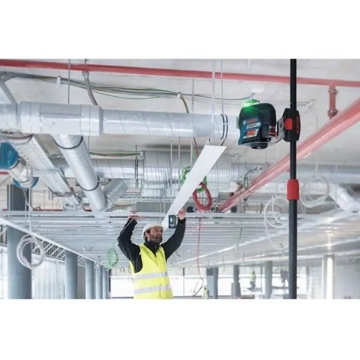 Bosch Professional LR7 Accesorios de Actualización para GCL 2-50 C/G y GLL 3-80 C/CG, Detector de Línea Láser Verde y Roja, Alcance 50m 5