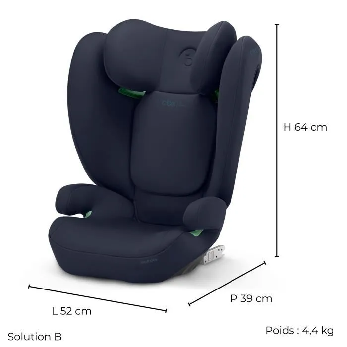 Silla para el Coche Cybex Solution B i-Fix Azul II (15-25 kg) ECE R129/04 5