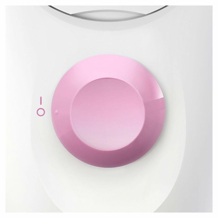 Braun Silk-épil 1 1-010 Depiladora 20 Pinzas Rosa, Blanco 4