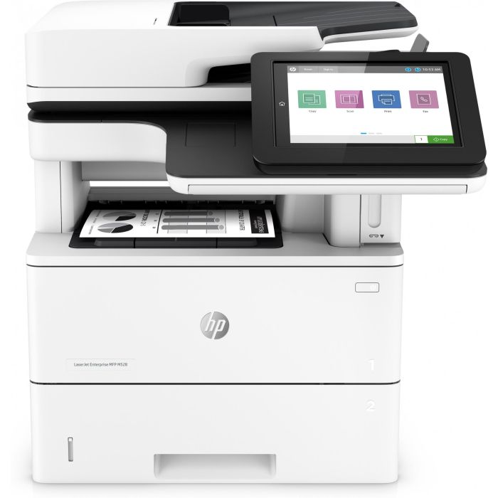 HP M528f Impresora Multifunción Laser 4 en 1 Blanco y Negro A4, Pantalla Táctil, Ethernet, USB