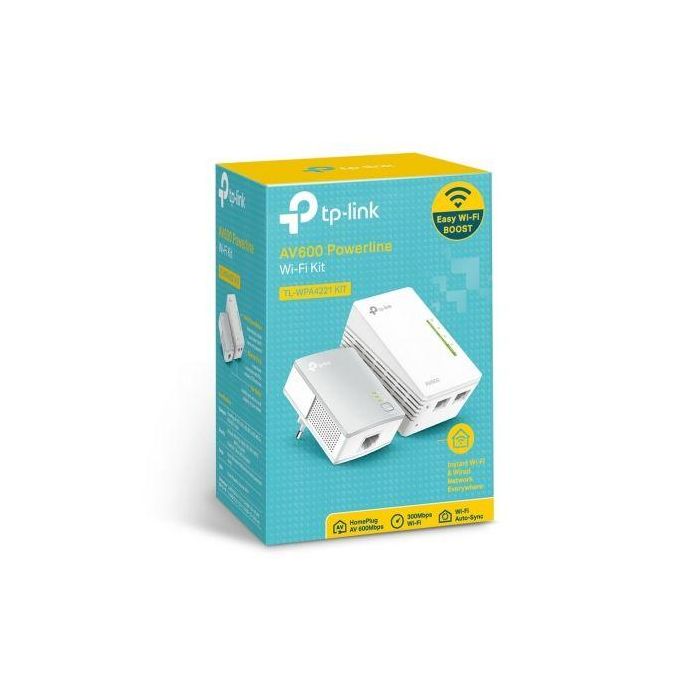 Adaptador Powerline TP-Link WPA4221KIT 600Mbps/ Alcance 300m/ Pack de 2 3 Adaptador Powerline TP-Link WPA4221KIT 600Mbps/ Alcance 300m/ Pack de 2 3