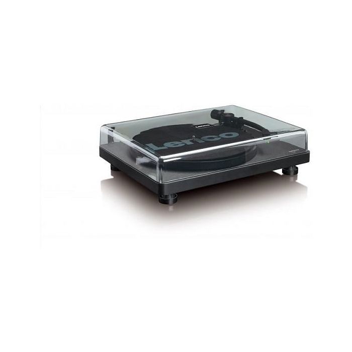 Lenco L-30BK - Tocadiscos de tracción por correa semiautomático, 33/45 RPM, con salida USB y amplificador integrado, color negro 2 Lenco L-30BK - Tocadiscos de tracción por correa semiautomático, 33/45 RPM, con salida USB y amplificador integrado, color negro 2