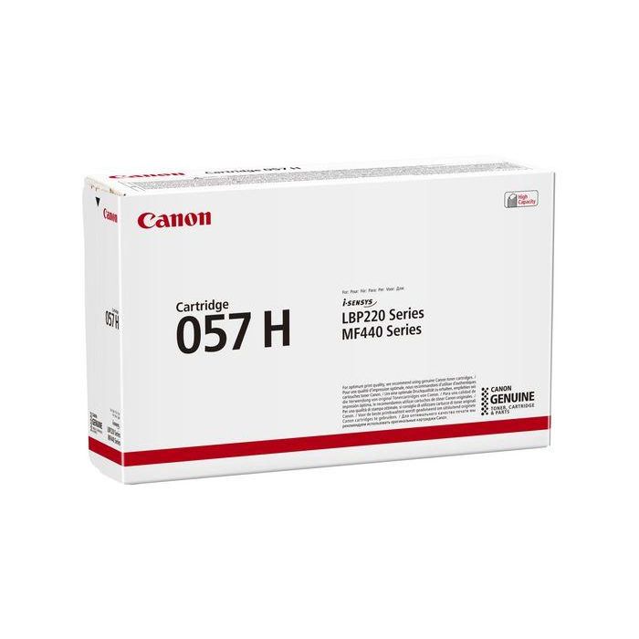 Canon 3010C002 Tóner Original Negro 057H Alta Capacidad 10000 Páginas i-SENSYS LBP223dw LBP226dw MF443dw MF445dw 1
