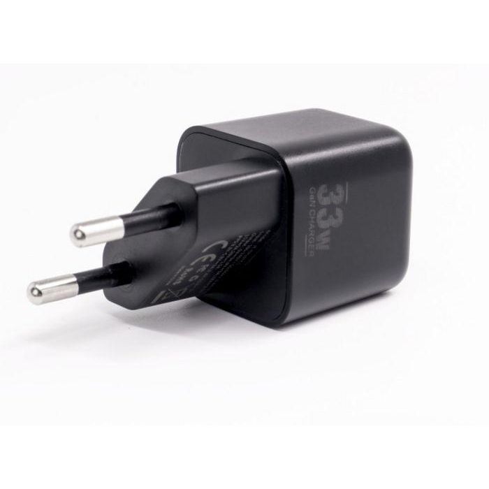 CoreParts 33W USB-C Nano Single Port Charger, GaN Technology 5V2A-20V1.5A USB PD Plug: USB-C EU Wall - Compatible with all brands of Tablets and mobile devices 1 CoreParts 33W USB-C Nano Single Port Charger, GaN Technology 5V2A-20V1.5A USB PD Plug: USB-C EU Wall - Compatible with all brands of Tablets and mobile devices 1