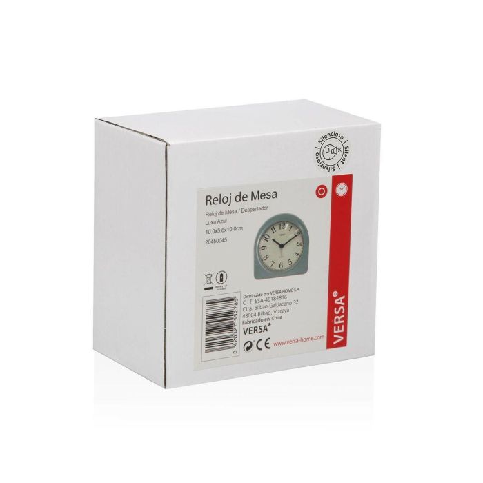 Reloj de Mesa Versa Luxa Azul 1 Reloj de Mesa Versa Luxa Azul 1