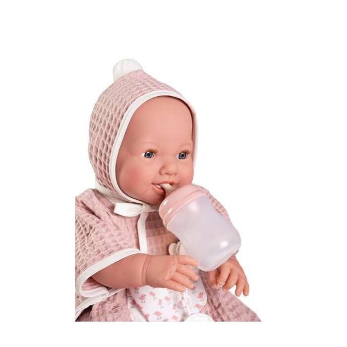 Antonio Juan Muñeca Recién Nacida Mia que hace pipí con capita de baño de 42 cm de vinilo sexuado para niños +3 años 1 Antonio Juan Muñeca Recién Nacida Mia que hace pipí con capita de baño de 42 cm de vinilo sexuado para niños +3 años 1