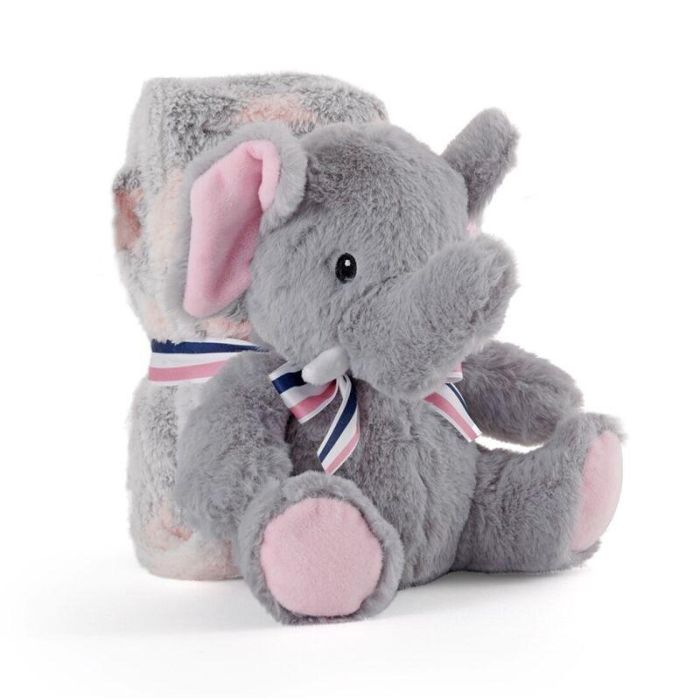 Peluche + Manta suave Elefante Allie 22cm 0 Peluche + Manta suave Elefante Allie 22cm 0