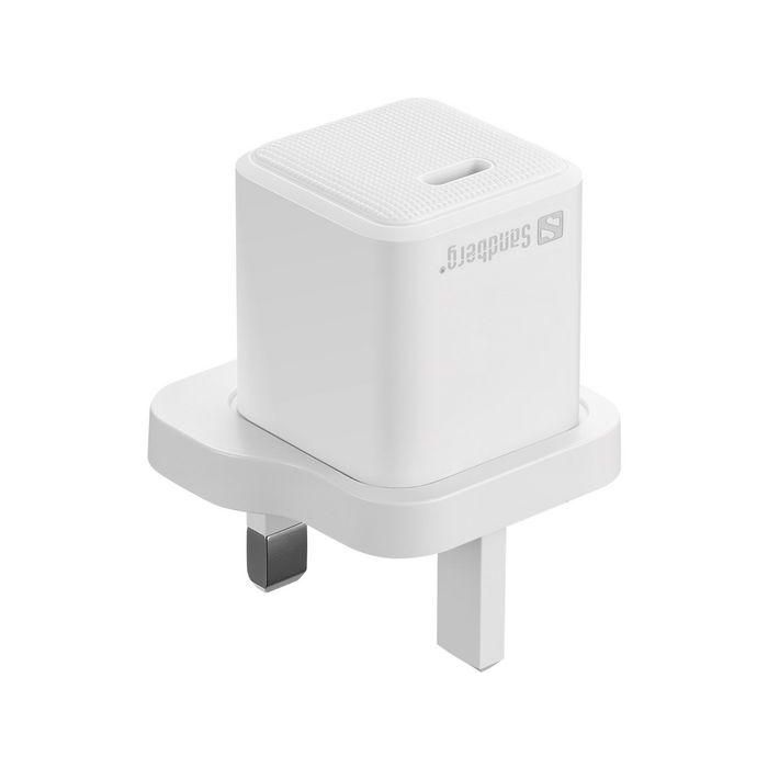 Sandberg USB-C AC 20W Charger UK + Lightning 1M 3 Sandberg USB-C AC 20W Charger UK + Lightning 1M 3