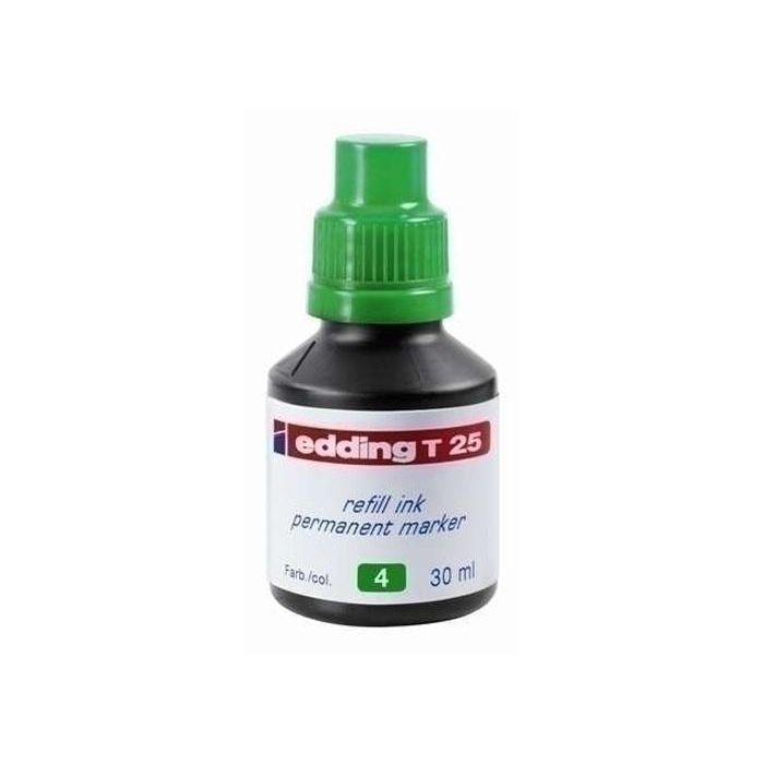 Tinta Rotulador Edding Frasco 30 Ml. T25 Verde