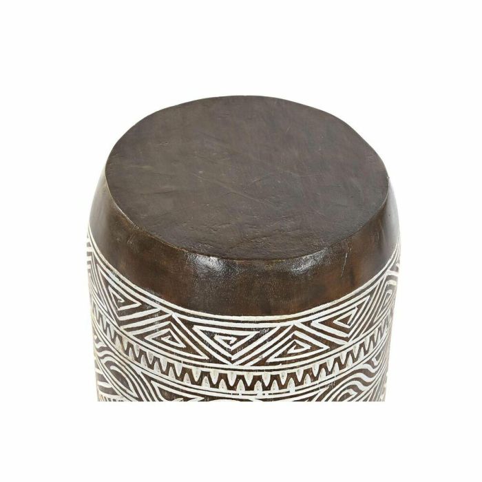 Mesita Auxiliar Balines DKD Home Decor Natural Blanco 29 x 50 x 29 cm 1 Mesita Auxiliar Balines DKD Home Decor Natural Blanco 29 x 50 x 29 cm 1