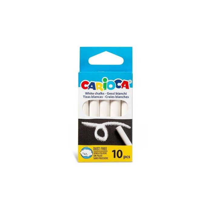Tizas Blancas Carioca Caja De 10