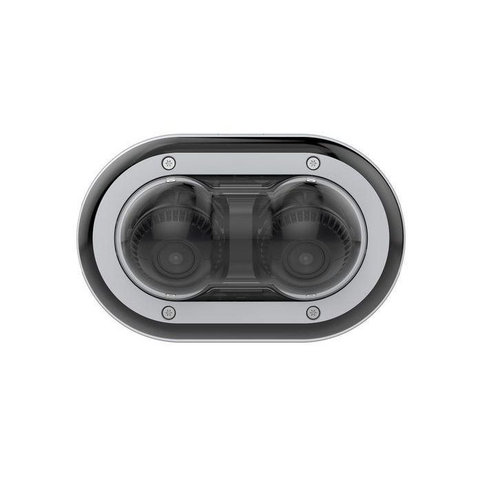 Axis Cámara IP dual P3715-PLVE para vigilancia 24/7 en interiores y exteriores con visión dual y WDR