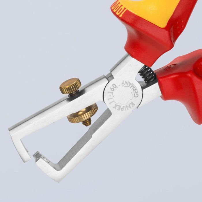 Knipex Alicates Pelacables 110616 Cromado Mangos Aislados VDE 160 mm
