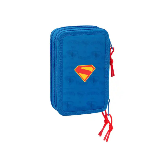 Portatodo Superman Azul 12,5 x 19,5 x 5,5 cm 37 Piezas 1