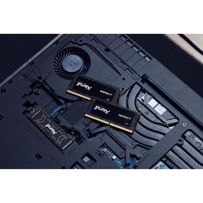 Kingston FURY Impact 8GB DDR5 4800MT/s CL38 SODIMM para Portátil 16 Kingston FURY Impact 8GB DDR5 4800MT/s CL38 SODIMM para Portátil 16