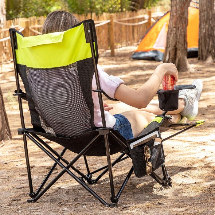 Silla Tumbona Plegable de Camping Kampfort InnovaGoods 14 Silla Tumbona Plegable de Camping Kampfort InnovaGoods 14