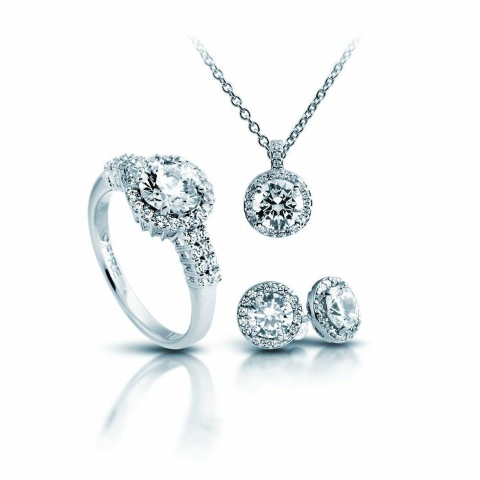 Conjunto Collar y Pendientes Diamonfire 1312691917170 Anillo 1 Conjunto Collar y Pendientes Diamonfire 1312691917170 Anillo 1