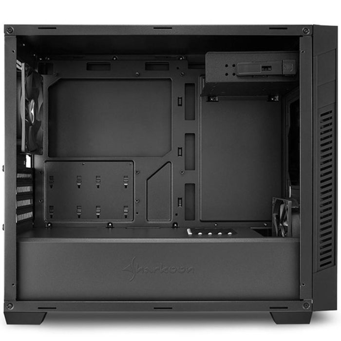 Sharkoon S1000 Caja PC Compacta Micro-ATX con Túnel Inferior para Fuente/Discos y Flujo de Aire Optimizado - Negro 2 Sharkoon S1000 Caja PC Compacta Micro-ATX con Túnel Inferior para Fuente/Discos y Flujo de Aire Optimizado - Negro 2