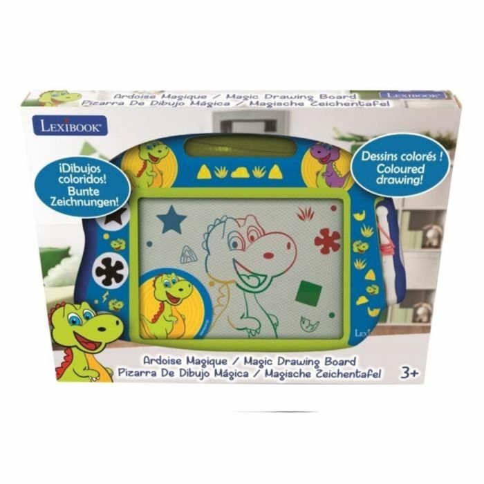 Lexibook LEX1693243073692 Pizarra Mágica Dinosaurios A5 con Accesorios Magnéticos y Lápiz para Niños a partir de 3 Años 1 Lexibook LEX1693243073692 Pizarra Mágica Dinosaurios A5 con Accesorios Magnéticos y Lápiz para Niños a partir de 3 Años 1