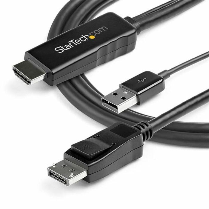 Adaptador DisplayPort a HDMI Startech HD2DPMM3M 3 m Negro 1