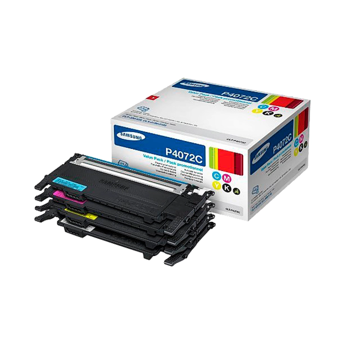 Samsung Kit Toner Cmyk Negro Magenta Cian Amarillo CLP-320/325 CLX-3180/3185 Original 1