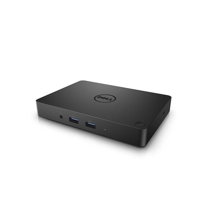 Dell WD15 Dock de Conexión USB-C para Portátiles, Soporte Doble Monitor FHD o 4K, 3x USB 3.0, Ethernet y Adaptador 180W
