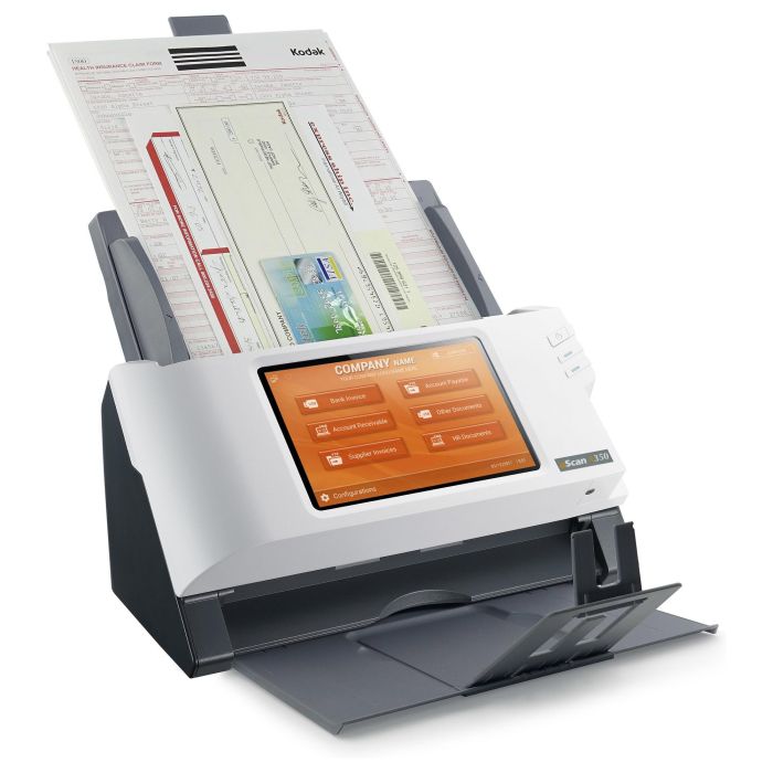 Plustek A350 Enterprise Scanner Documentos A3, 600x600 DPI, Escaneo Dúplex, Pantalla Táctil 7" 11