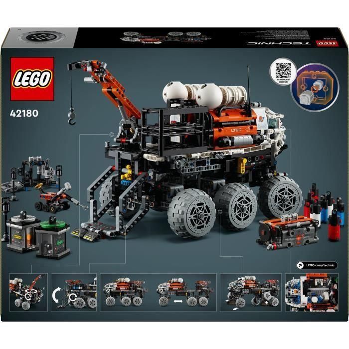 LEGO Technic 42180 Mars Manned Exploration Rover, Vehículo Espacial Tripulado, Juguete de Construcción Inspirado en la Exploración de Marte 5 LEGO Technic 42180 Mars Manned Exploration Rover, Vehículo Espacial Tripulado, Juguete de Construcción Inspirado en la Exploración de Marte 5