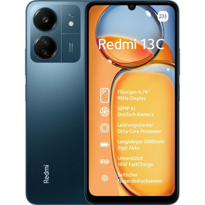 Xiaomi Redmi 13C Smartphone 6.74" Android 13, 8GB RAM, 256GB, 50MP Cámara, 5000mAh, Dual SIM, Azul, Marina 1 Xiaomi Redmi 13C Smartphone 6.74" Android 13, 8GB RAM, 256GB, 50MP Cámara, 5000mAh, Dual SIM, Azul, Marina 1