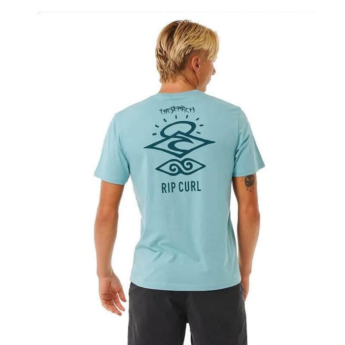 Camiseta de Manga Corta Hombre Rip Curl Search Icon Tee Verde 9-10 Años Camiseta de Manga Corta Hombre Rip Curl Search Icon Tee Verde 9-10 Años