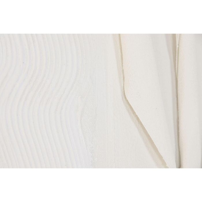 DKD Home Decor Cuadro Abstracto Scandi Blanco Lienzo y MDF 60x60x3.5 cm (2 Unidades) 2 DKD Home Decor Cuadro Abstracto Scandi Blanco Lienzo y MDF 60x60x3.5 cm (2 Unidades) 2