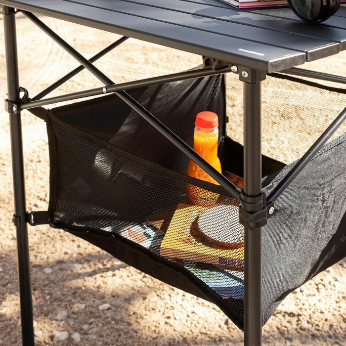 Mesa de Camping Plegable con Cesta y Funda Folble InnovaGoods 11