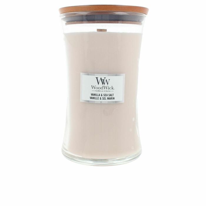 Woodwick Vela #Vanilla & Sea Salt 609 Gr 609 g Woodwick Vela #Vanilla & Sea Salt 609 Gr 609 g