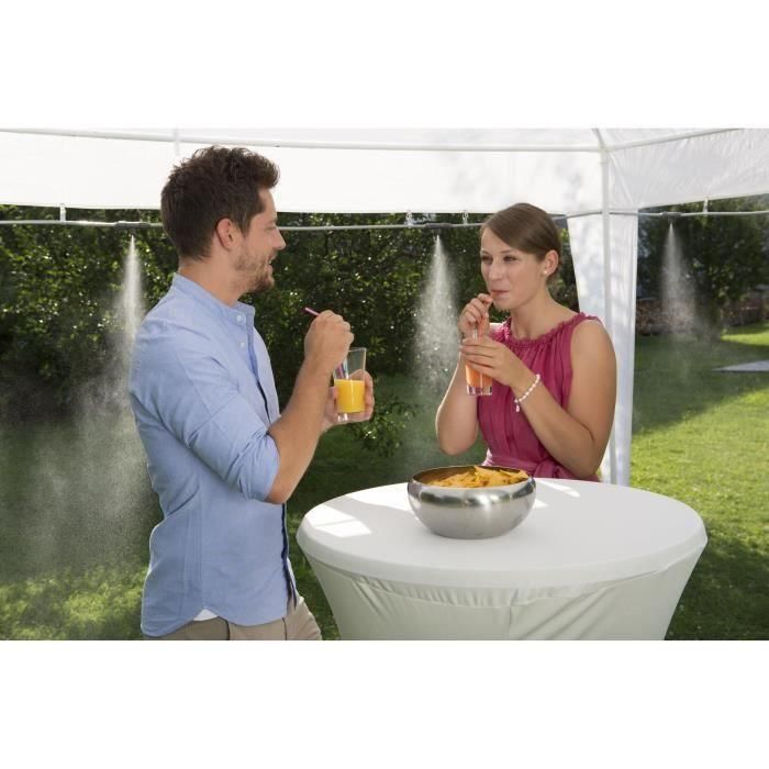 Gardena Kit de nebulización con manguera de 10m, 7 boquillas, clips para fijación y accesorios de conexión. 3