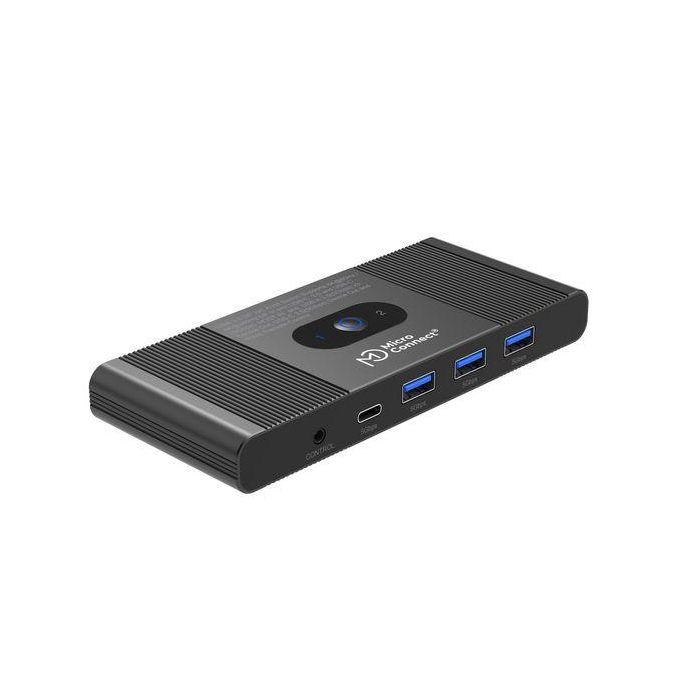 MicroConnect Displayport & USB-C KVM Switch 2-Port 3 MicroConnect Displayport & USB-C KVM Switch 2-Port 3