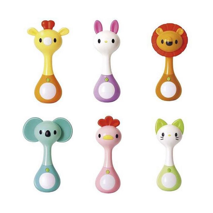 6 sonajeros 16 cm con luz y musicas 1 6 sonajeros 16 cm con luz y musicas 1